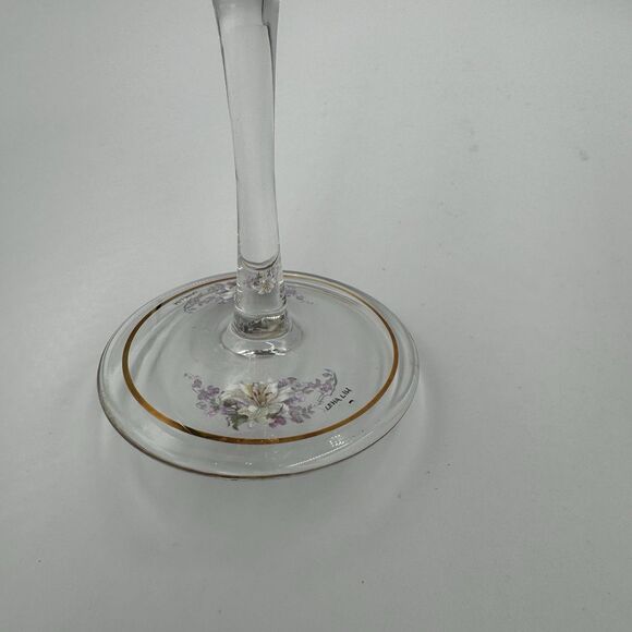 Lena Liu Bradex Hummingbirds and Flowers Wine Glasses Goblets  Set of 6 - Picture 6 of 13
